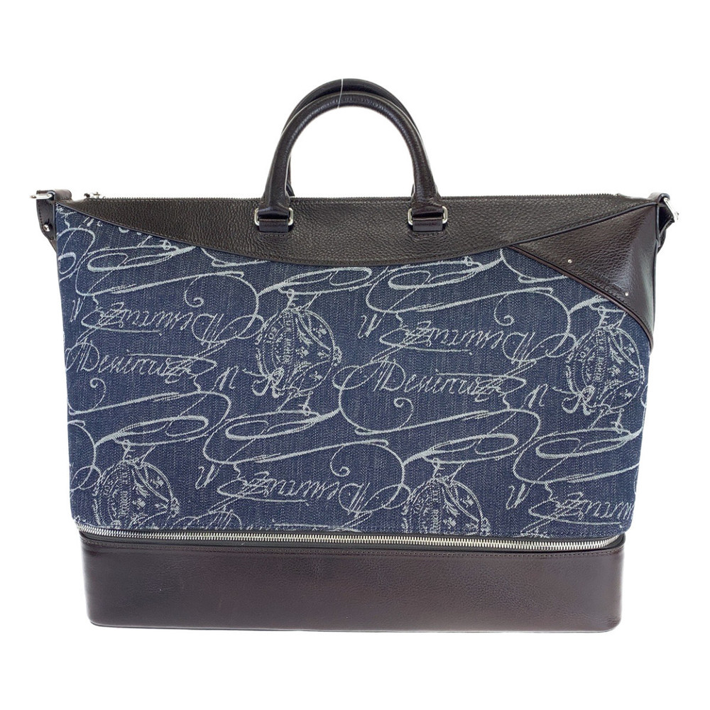 Other Berluti Leather/Denim Viaggio 2way Boston Bag  Denim Travel Bag デニム